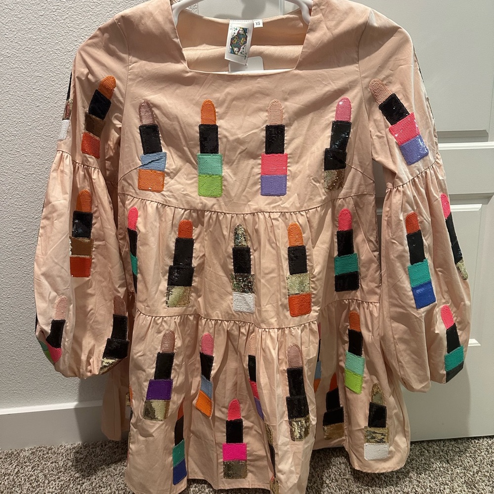 Queen of Sparkles Lipstick Dress Size XS